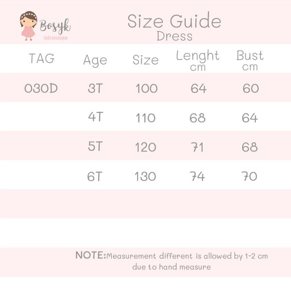 Gaudy Dress - Powder Pink - Dress for Girls - Elegant Dress for Girls - Dresses - Picture 3 of 3